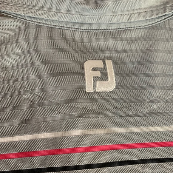 FootJoy Grey Polo Shirt Men’s Size L FJ - Picture 5 of 6